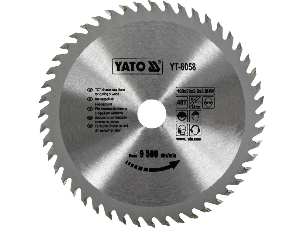 ՍՂՈՑ ՊԱԲԵԴԻՏ YATO YT6058 160-48T-20ՄՄ