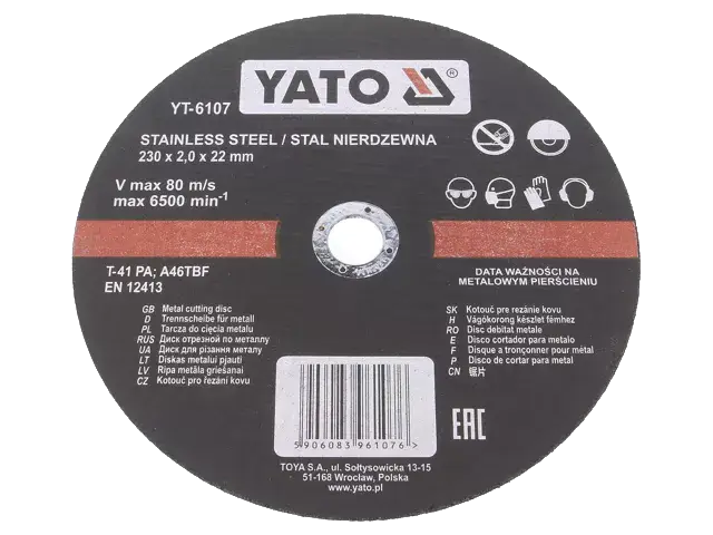 ՍԿԱՎԱՌԱԿ ԵՐԿԱԹ ԿՏՐՈՂ YATO 230-2-22 YT6107