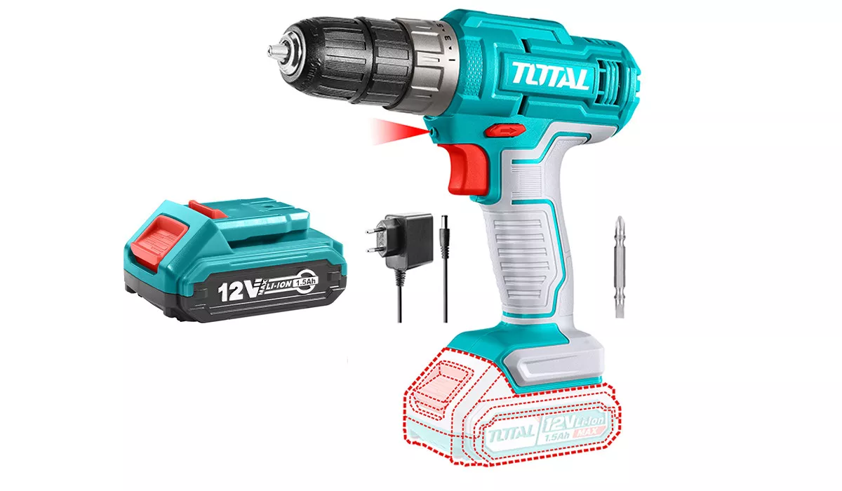 ԷԼ.ԳՈՐԾԻՔ TOTAL ՇՈՒՐՈՒՊԱՎՅՈՐՏ 12V ՄԱՐՏԿՈՑ+ԼԻՑՔԱՎՈՐԻՉ TDLI1218